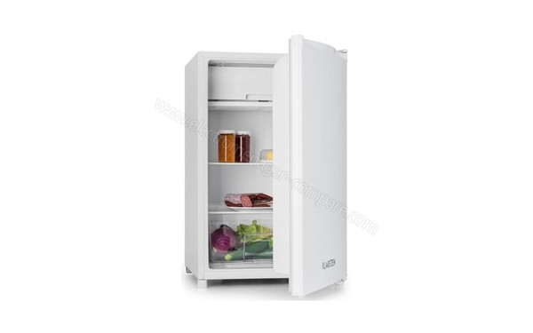 KLARSTEIN KS126F - Vue 3/4 gauche avec porte ouverte