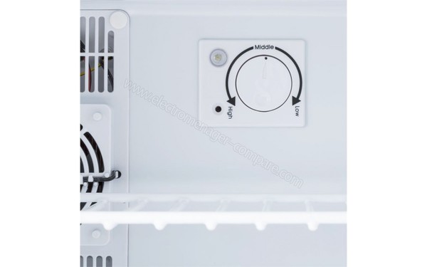 KLARSTEIN Minibar Cachette Blanc 2015 - Vue des commandes