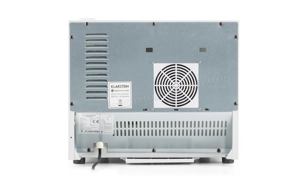 KLARSTEIN Minibar Cachette Blanc 2015 - Vue de l'arri&egrave;re