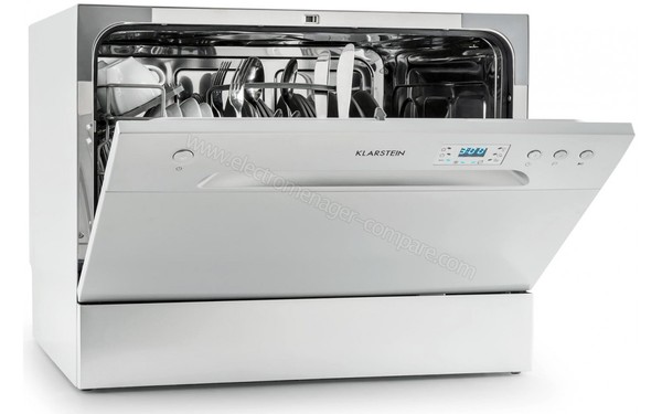 KLARSTEIN Amazonia 6 Argent - Vue 3/4 gauche porte ouverte