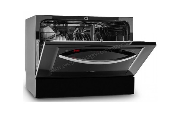 KLARSTEIN Amazonia 6 Luminance Noir - Vue 3/4 gauche porte ouverte