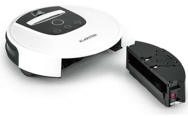 KLARSTEIN Cleanhero Blanc - Bac &agrave; poussi&egrave;re amovible