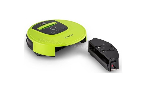 KLARSTEIN Cleanhero Vert - Vue de l'extraction du bac &agrave; poussi&egrave;res