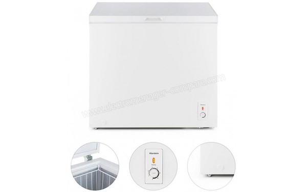 KLARSTEIN Iceblokk 200 A+  91 cm Blanc - Vue de l'ensemble