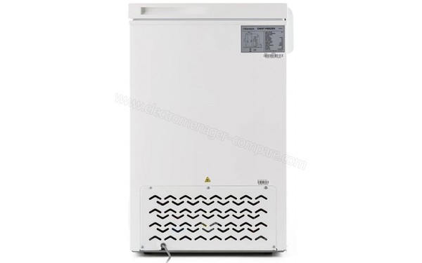 KLARSTEIN Iceblokk 200 A+  91 cm Blanc - Vue de profil