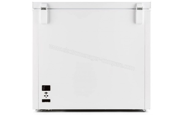 KLARSTEIN Iceblokk 200 A+  91 cm Blanc - Vue de l'arri&egrave;re