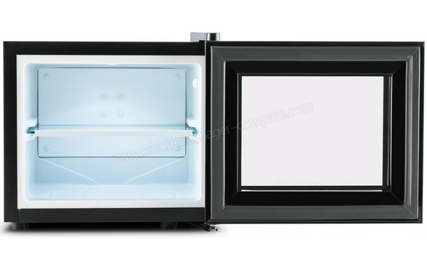 KLARSTEIN Frosty 10 L Noir Porte Vitr&eacute;e - Vue de l'int&eacute;rieur vide