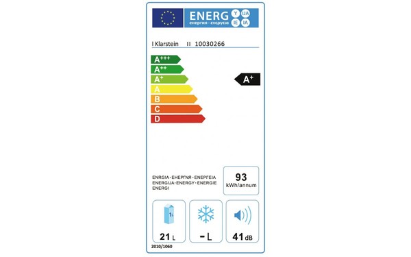 KLARSTEIN Beerlocker S - &Eacute;tiquette &eacute;nergie