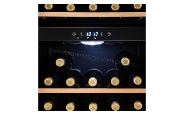 KLARSTEIN Vinamour 54D - Vue des commandes