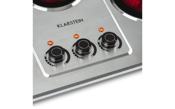 KLARSTEIN Potzblitz Argent - Vue des commandes