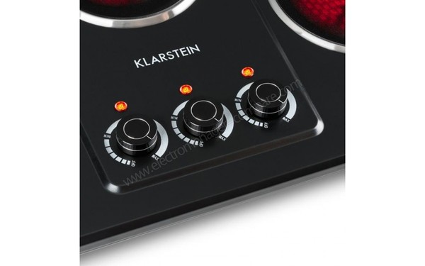 KLARSTEIN Potzblitz Noir - Vue des commandes