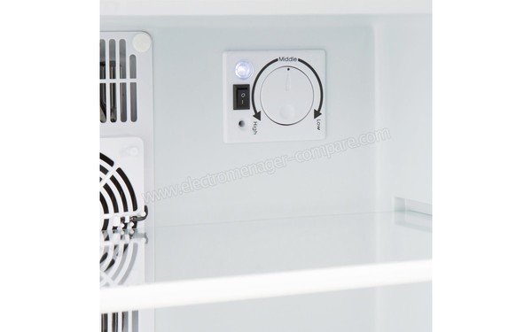 KLARSTEIN Winehouse Noir - Vue des commandes