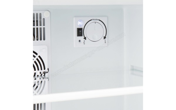 KLARSTEIN Winehouse Argent - Vue des commandes