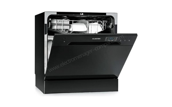 KLARSTEIN Amazonia 8 Noir - Vue 3/4 gauche