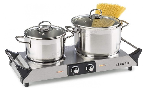 KLARSTEIN Cookorama IR 2100 Argent - Vue 3/4 gauche 2