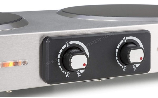 KLARSTEIN Cookorama IR 2100 Argent - Vue des commandes