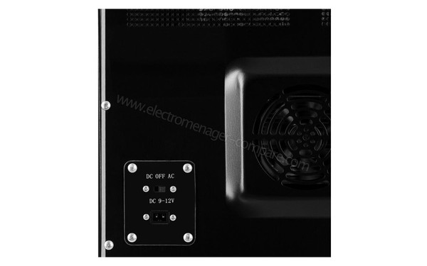 KLARSTEIN CoolTour 48 - Vue de l'entr&eacute;e du c&acirc;ble d'alimentation