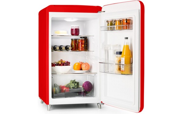 KLARSTEIN PopArt-Bar Rouge - Vue de l'int&eacute;rieur