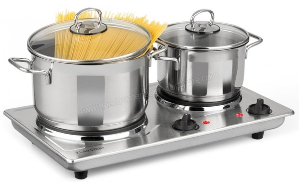 KLARSTEIN Cookomaniac 2500 Inox - Vue 3/4 gauche