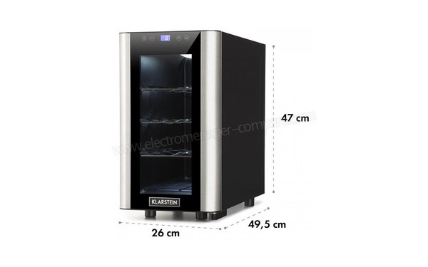 KLARSTEIN Vinovista Picollo - Dimensions