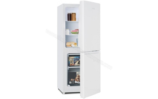 KLARSTEIN Big Daddy Cool 100 Blanc - Vue 3/4 gauche portes ouvertes