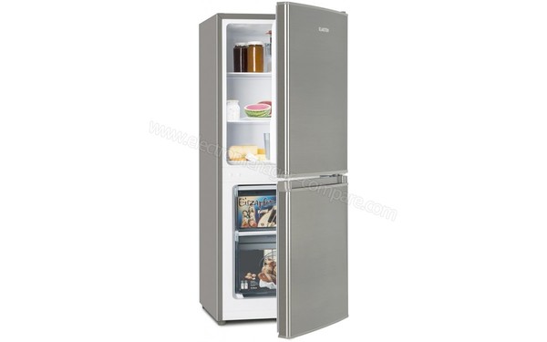 KLARSTEIN Big Daddy Cool 100 Inox - Vue 3/4 gauche porte ouverte