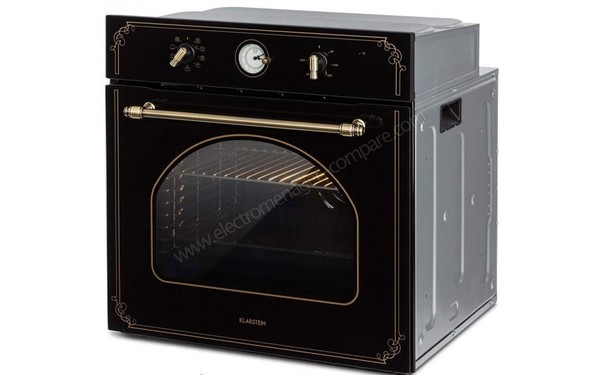 KLARSTEIN Victoria Retro Noir - Vue 3/4 droite