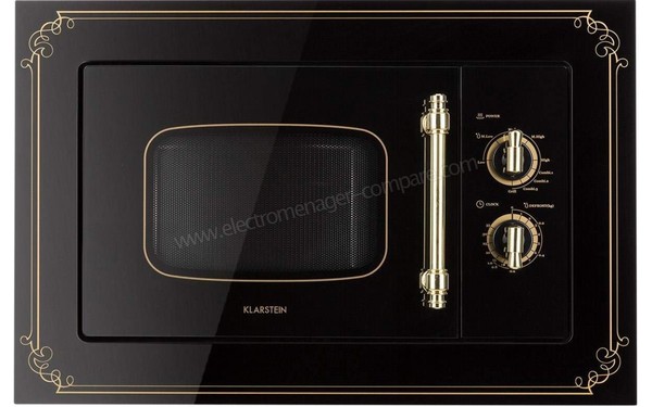 KLARSTEIN Victoria 20 Noir - Vue de face