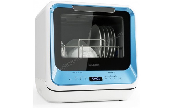 KLARSTEIN Amazonia Mini Bleu et Blanc - Vue 3/4 gauche