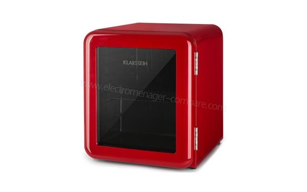 KLARSTEIN PopLife 48 litres Rouge - Vue 3/4 droite