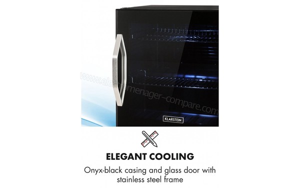 KLARSTEIN Beersafe L Onyx Noir - Poign&eacute;e de porte