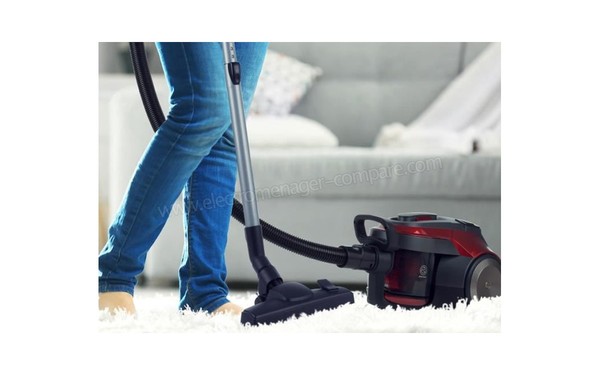 KLARSTEIN Clean King Ergo Rouge et Gris - Vue de la brosse principale
