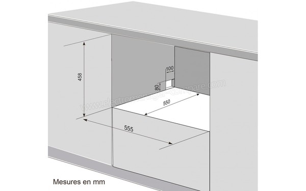 KLARSTEIN Amazonia 6 Secret - Sch&eacute;ma d'encastrement