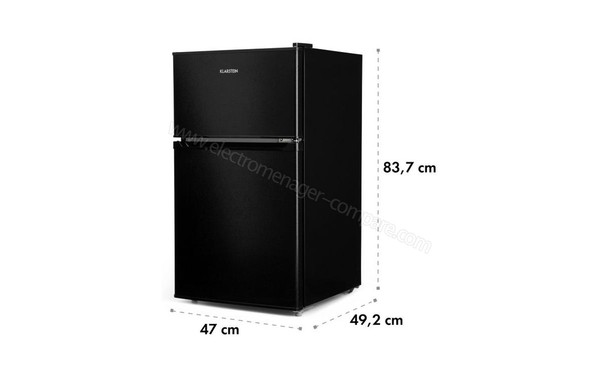 KLARSTEIN Big Daddy Cool 87 L Noir 2019 - Dimensions