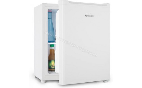 KLARSTEIN Silent Cool Blanc - Vue 3/4 gauche avec porte ouverte