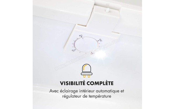 KLARSTEIN Silent Cool Blanc - Vue de l'int&eacute;rieur