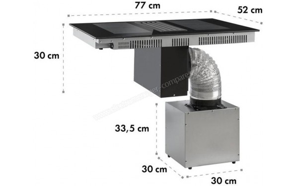 KLARSTEIN Full House Down Air - Sch&eacute;ma technique