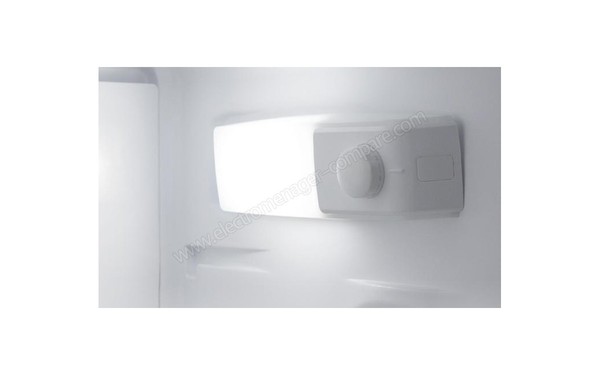 KLARSTEIN Springfield Eco Gris - Vue de l'&eacute;clairage int&eacute;rieur et de la commande