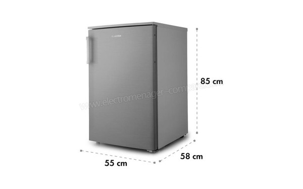 KLARSTEIN Springfield Eco Gris - Vue des dimensions