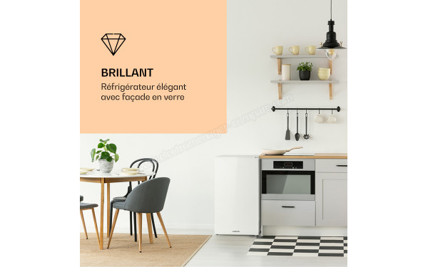 KLARSTEIN Luminance Frost 91 L Blanc 2021 - Mise en situation