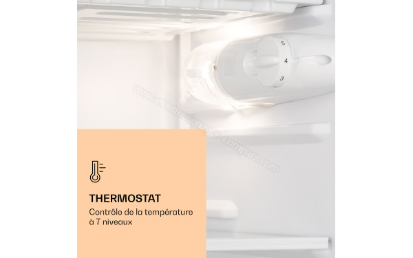 KLARSTEIN Luminance Frost 91 L Blanc 2021 - Panneau de commandes