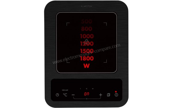 KLARSTEIN SlimChef - Position temp&eacute;rature