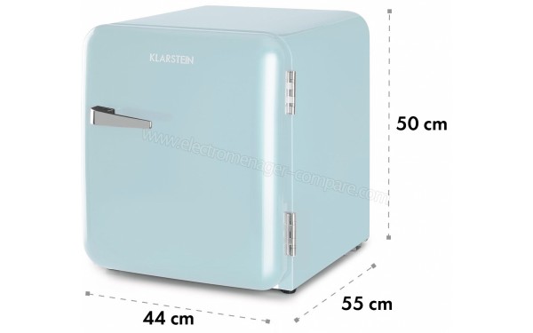 KLARSTEIN Audrey Mini 48 L Bleu Classe A+ - Dimensions