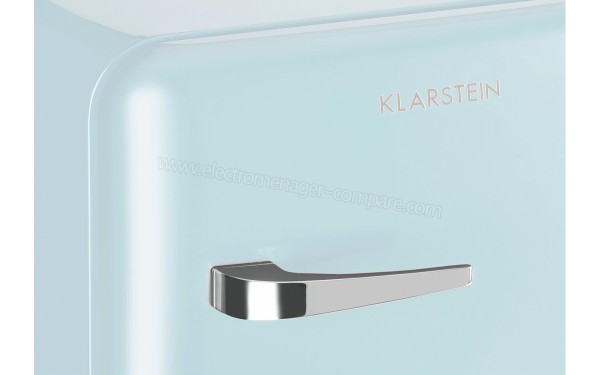KLARSTEIN Audrey Mini 48 L Bleu Classe A+ - Poign&eacute;e