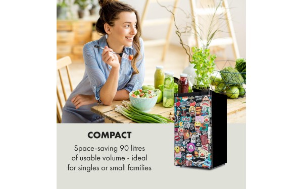 KLARSTEIN Cool Vibe 90 L - Vue 3/4 droite