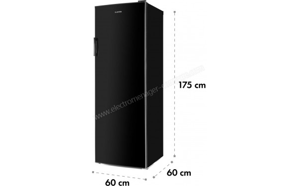 KLARSTEIN Bigboy 323 L Noir - Sch&eacute;ma technique