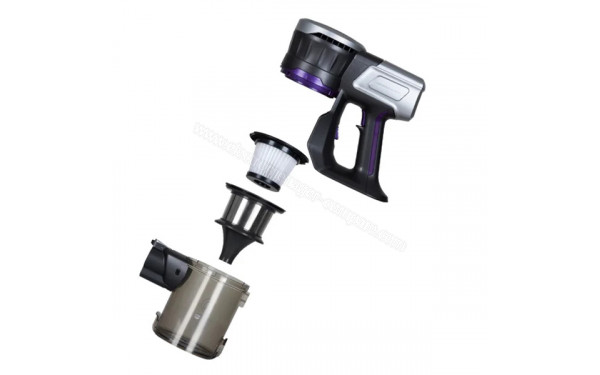 KLARSTEIN Clean Butler 4G Silent Violet - Vue &eacute;clat&eacute;e