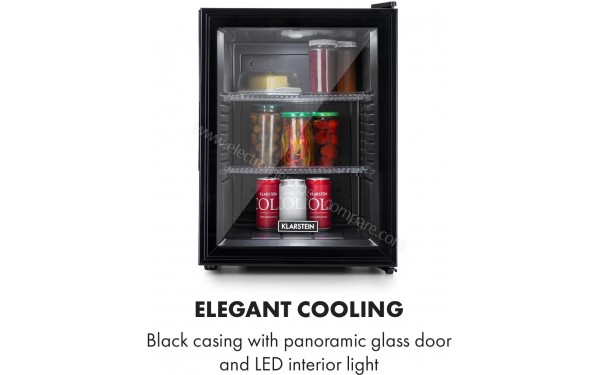 KLARSTEIN Brooklyn 42 L Noir - Vue de face