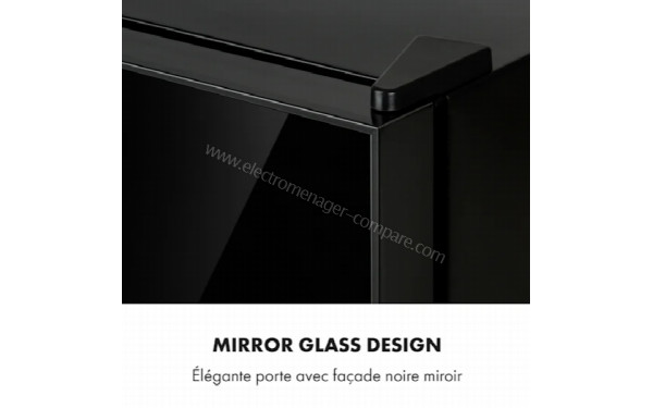 KLARSTEIN Frosty 10 L Noir Porte Pleine - Zoom sur les bordures