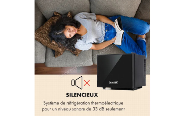 KLARSTEIN Frosty 10 L Noir Porte Pleine - Mise en situation